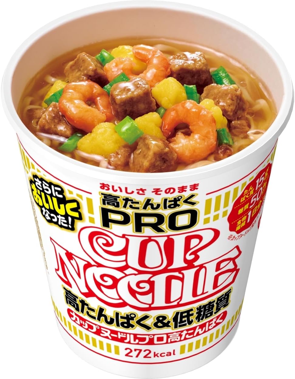 Cup Noodle PRO High Protein & Low Sugar [With Daily Value of Dietary Fiber] Nissin Foods Cup Noodles 74g x 12