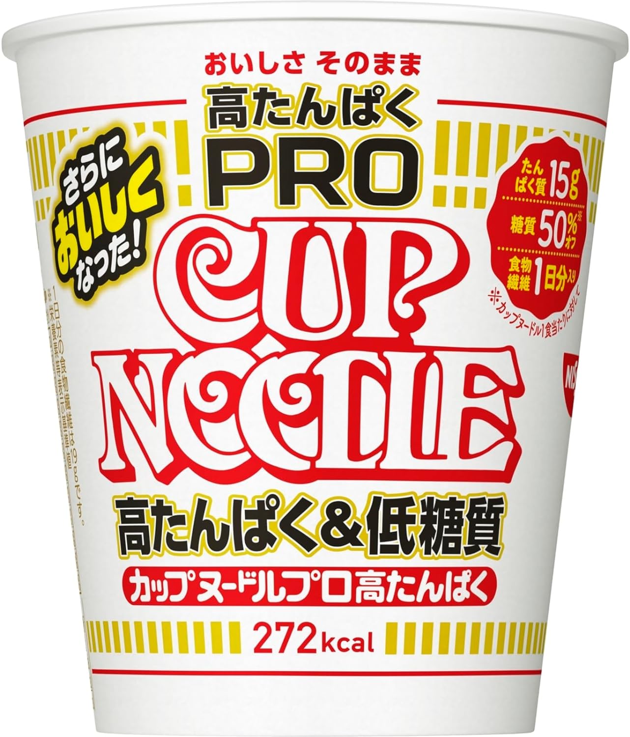 Cup Noodle PRO High Protein & Low Sugar [With Daily Value of Dietary Fiber] Nissin Foods Cup Noodles 74g x 12