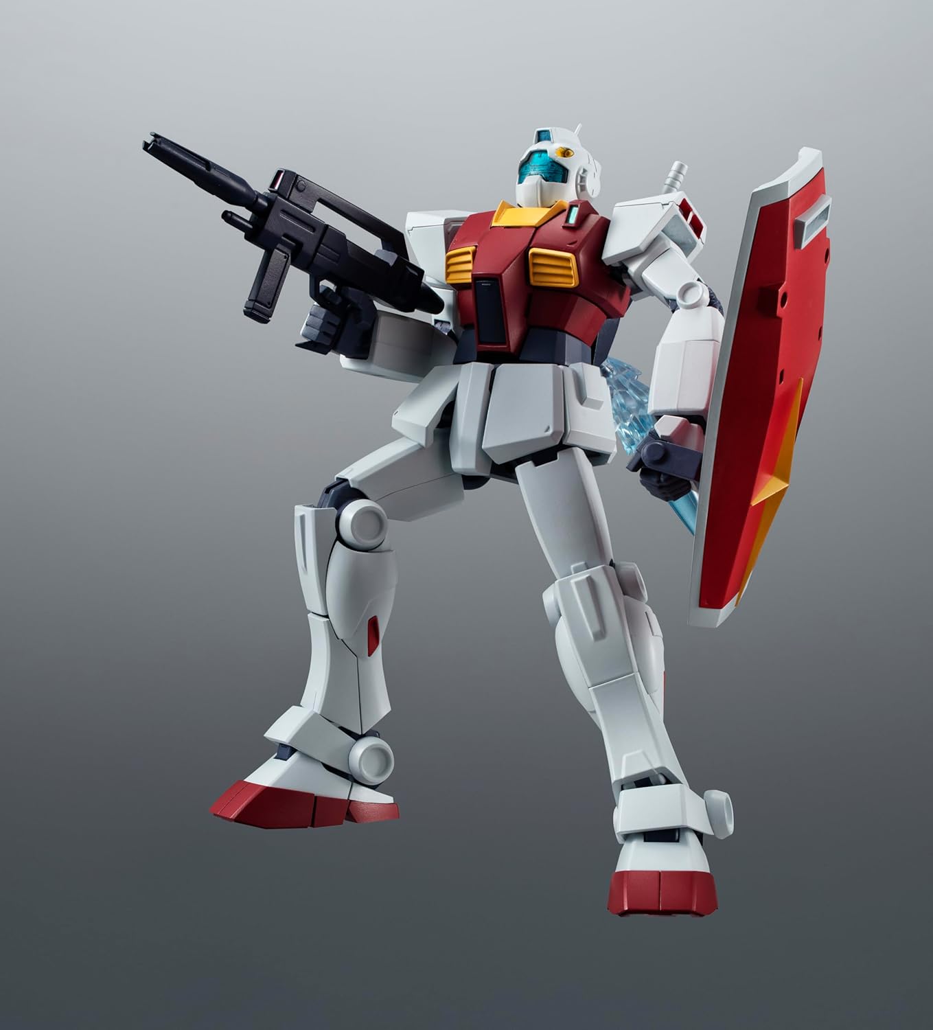 BANDAI SPIRITS ROBOT Soul Mobile Suit Zeta Gundam RMS-179 Jim II (Earth Federation Forces Spec.) ver. A.N.I.M.E. Painted articulated figure made of PVC & ABS, approx. 130mm