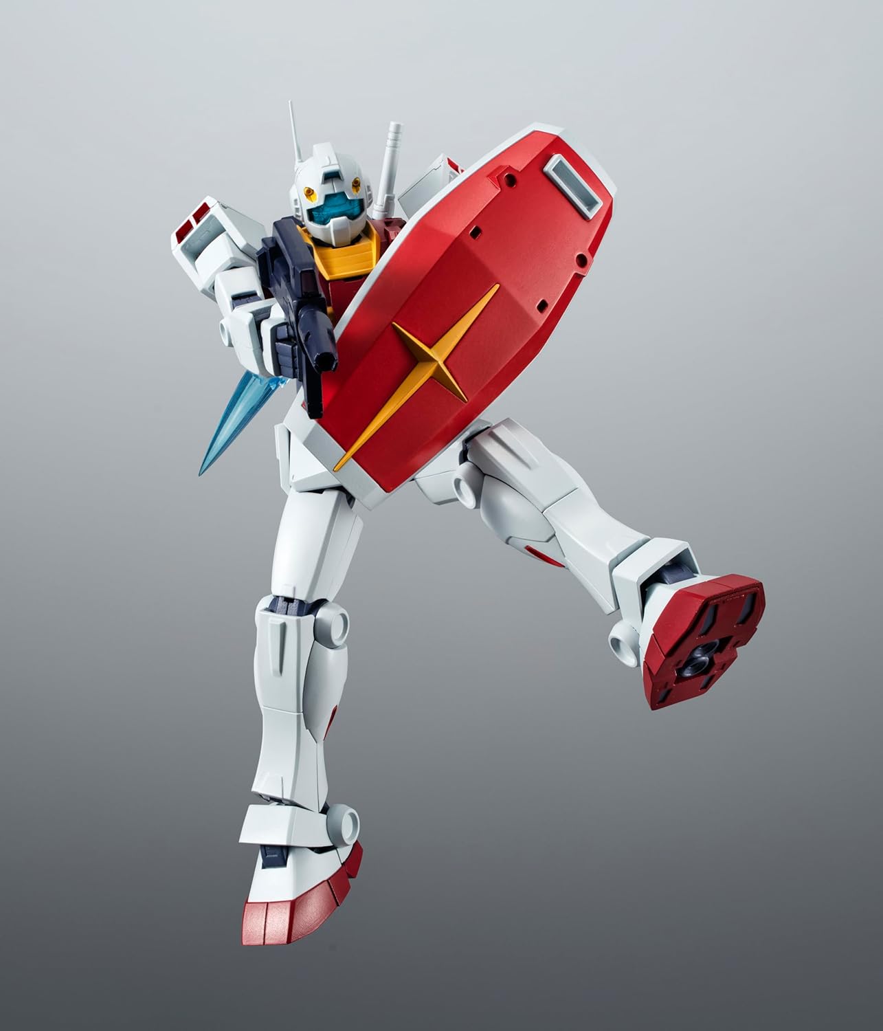 BANDAI SPIRITS ROBOT Soul Mobile Suit Zeta Gundam RMS-179 Jim II (Earth Federation Forces Spec.) ver. A.N.I.M.E. Painted articulated figure made of PVC & ABS, approx. 130mm