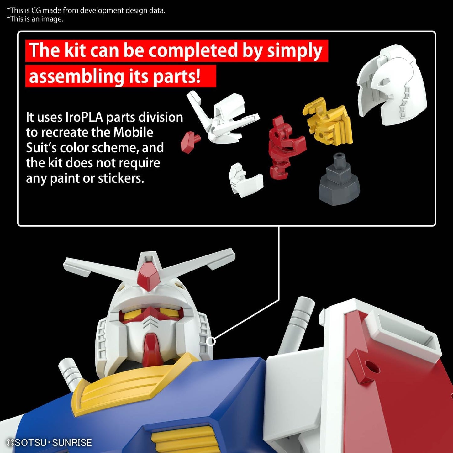 BANDAI SPIRITS Best Mecha Collection RX-78-2 Gundam (REVIVAL Ver.) 1/144 scale color coded plastic model