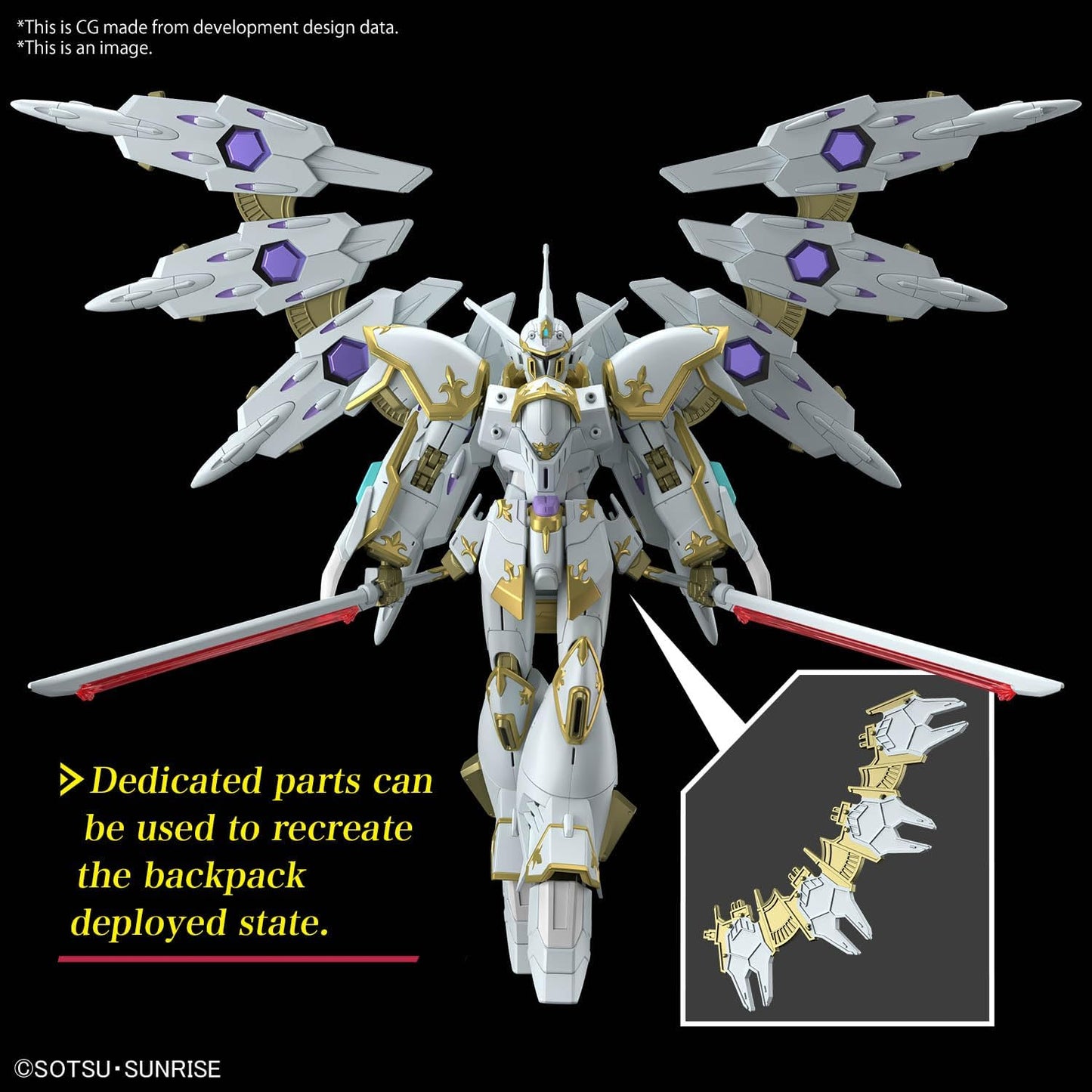 BANDAI SPIRITS HG Gundam Seed Freedom Black Knight Scord Carla 1/144 scale color coded plastic model