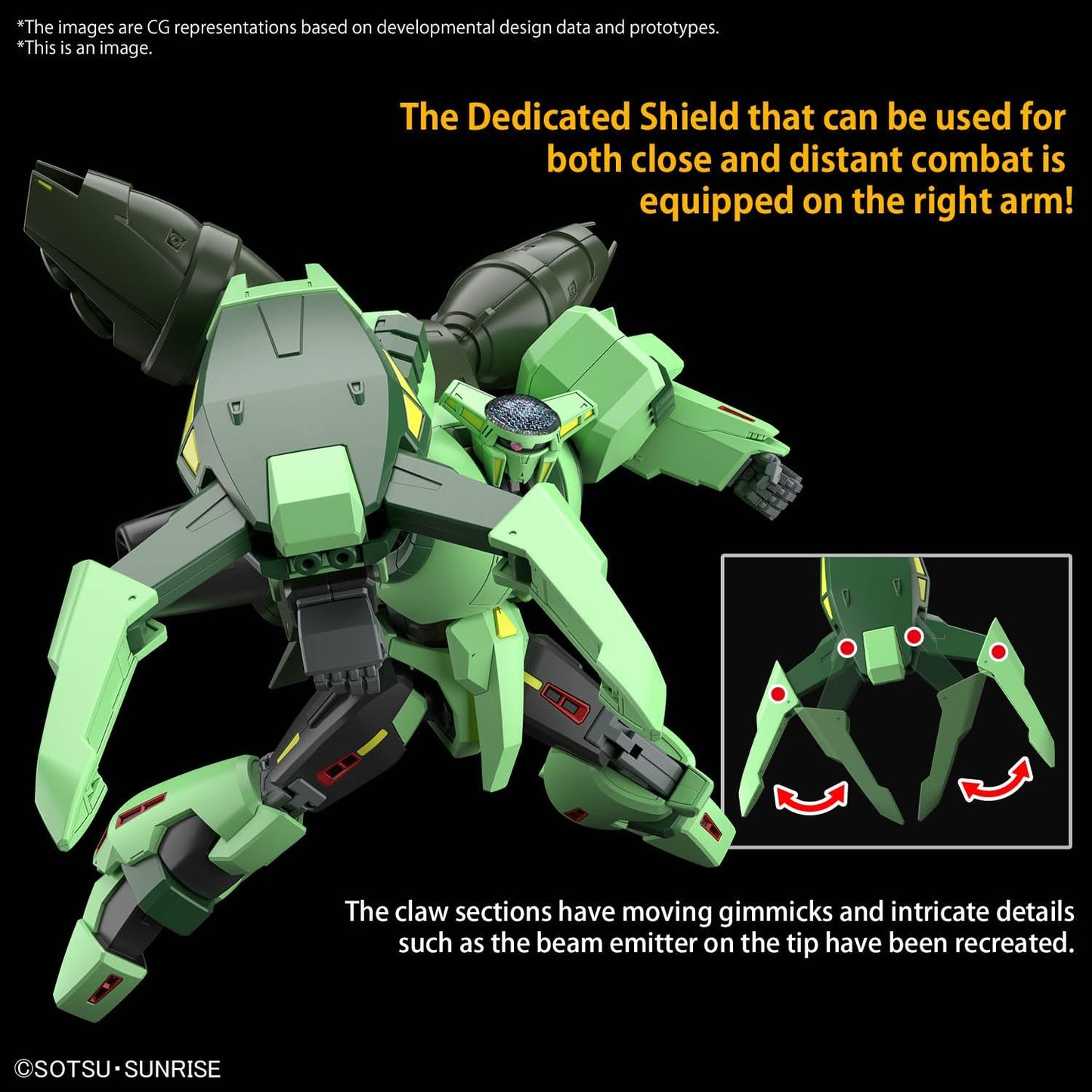 BANDAI SPIRITS HG Gundam Z Bolinok Samarn 1/144 scale color coded plastic model