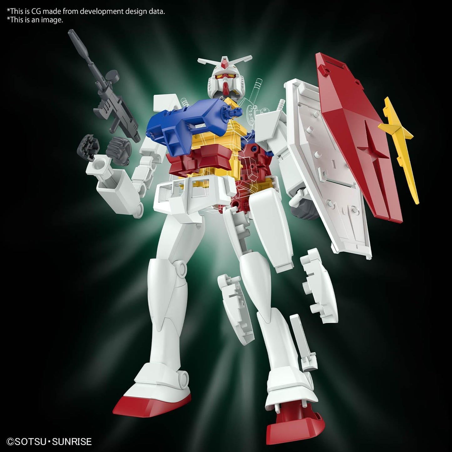 BANDAI SPIRITS Best Mecha Collection RX-78-2 Gundam (REVIVAL Ver.) 1/144 scale color coded plastic model