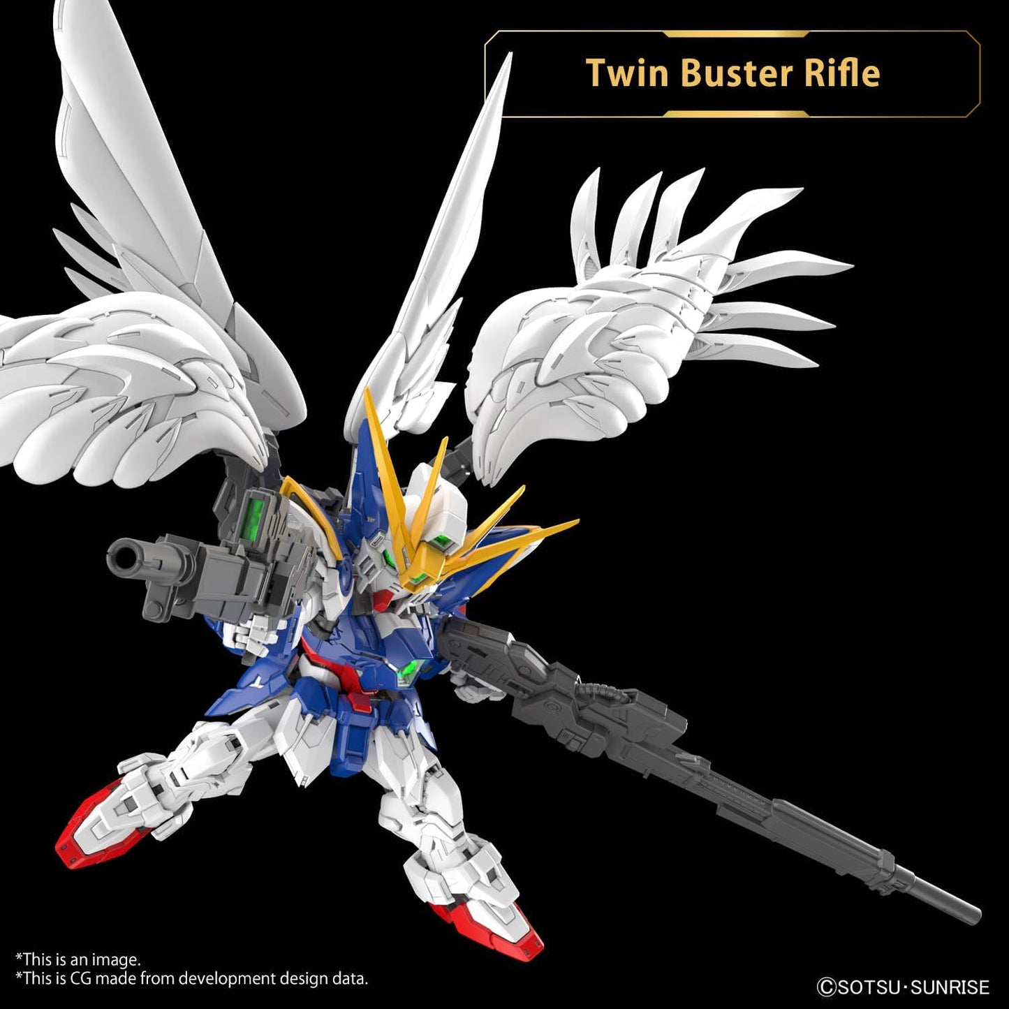 BANDAI SPIRITS MGSD Gundam W Endless Waltz Wing Gundam Zero EW Pre-Colored Plastic model