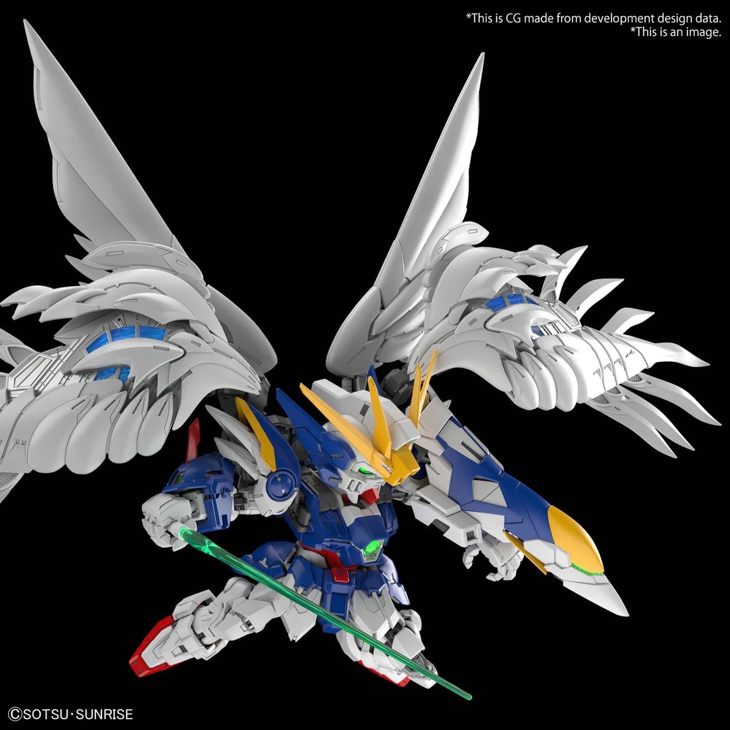 BANDAI SPIRITS MGSD Gundam W Endless Waltz Wing Gundam Zero EW Pre-Colored Plastic model