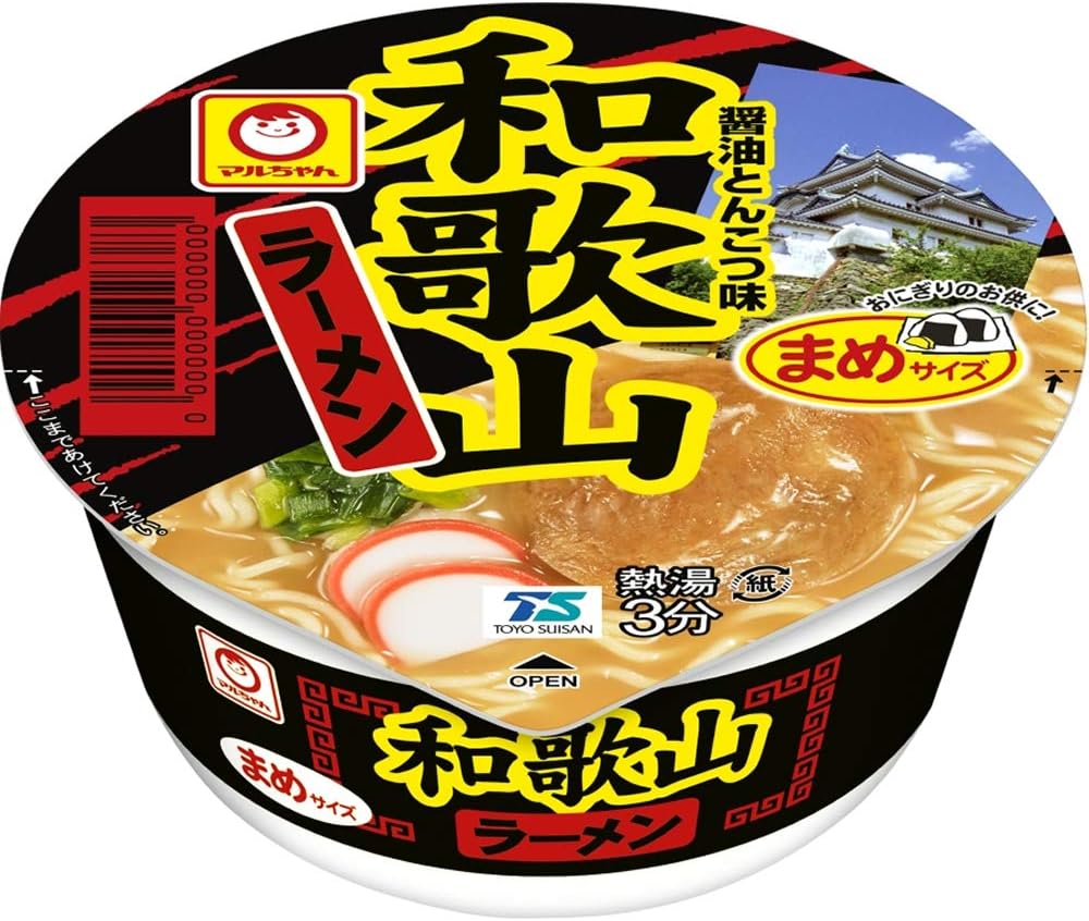 Maruchan Mini Wakayama Ramen ( 37g x 12 pcs / mini size ) Soy Sauce Tonkotsu Flavor Ramen Cup Cup Noodle ( Smooth Thin Noodles ) Buy a box