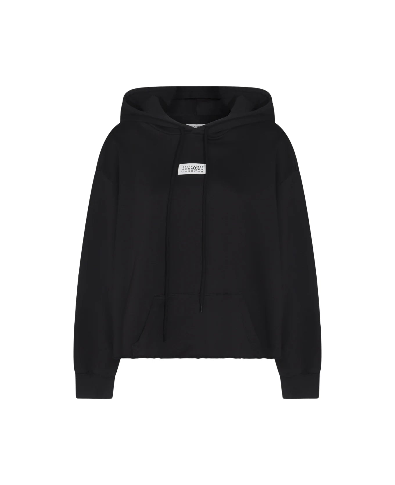 MM6 Maison Margiela Black Cotton Sweatshirt