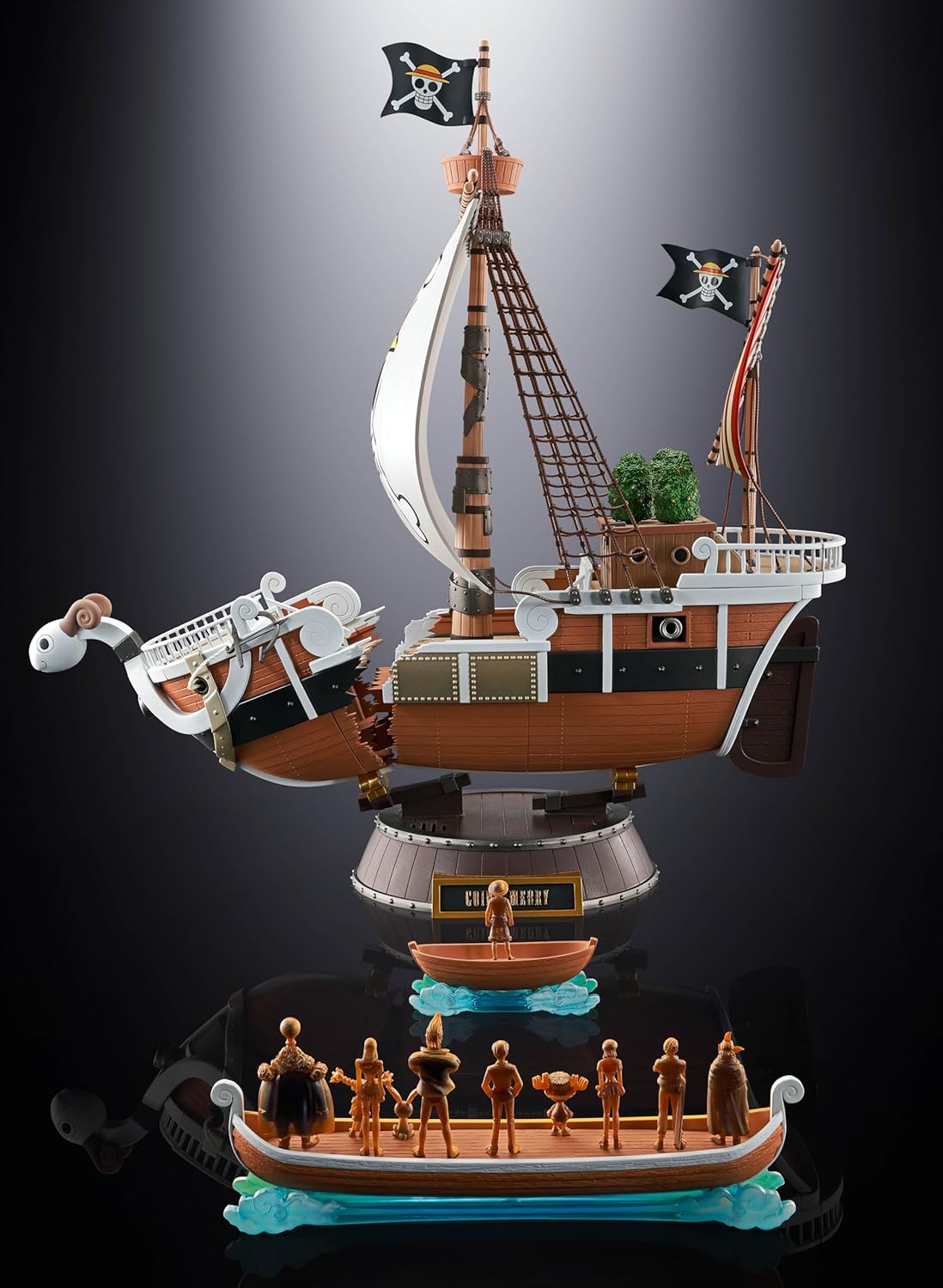 BANDAI SPIRITS Chogokin ONE PIECE Going Merry -ONE PIECE Anime 25th Anniversary Memorial edition- Painted 280mm PVC&ABS & Die-cast Complete Posable Figure