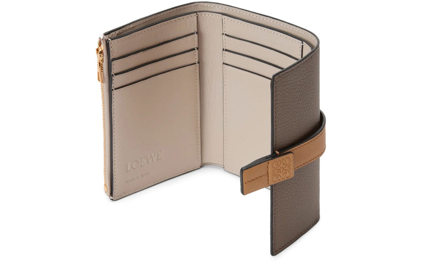 LOEWE Small soft calf leather upright wallet