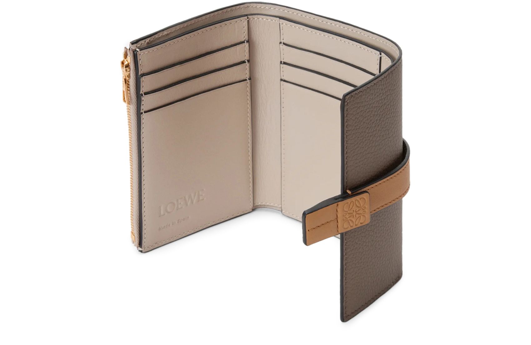 LOEWE Small soft calf leather upright wallet