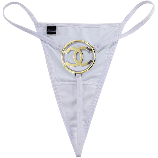 Reworked C thong | White