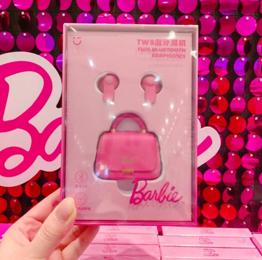 MINISO Barbie Series Bags TWS Bluetooth Headset XS-210 Wireless Long-lasting Battery Life Pink Anime PeripheralGirlBirthday Gift