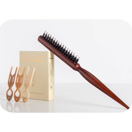 Nº1 HAIRPIN Volume Value Set | Paris Collection & Backcomb Hair Brush