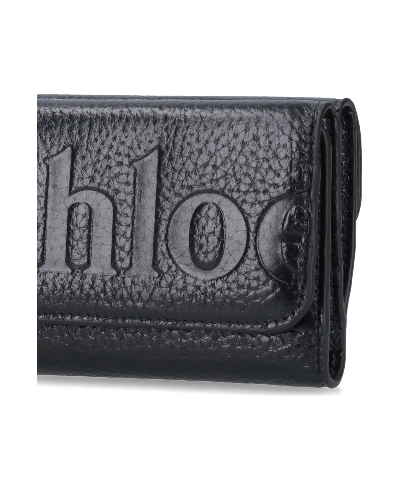 Chloe Tri-fold Logo Wallet