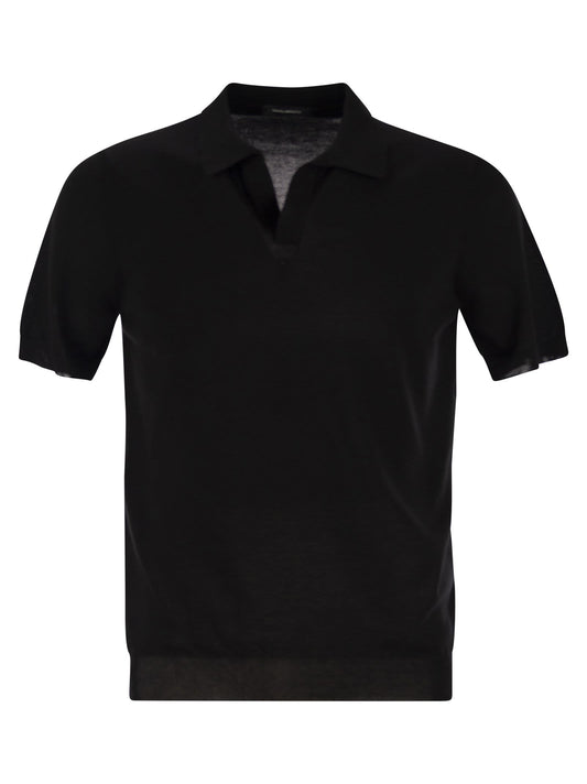 Tagliatore Tagliatore Basic半袖コットンポロシャツ - Image 1