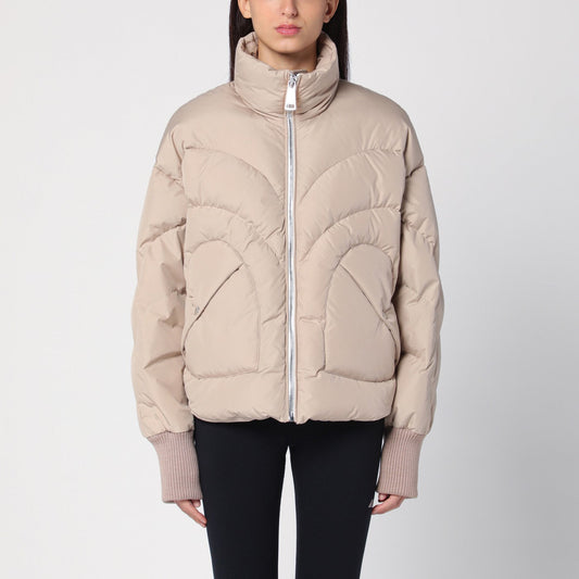 Khrisjoy Khrisjoy Beige Corazon Padded Jacket - Image 1