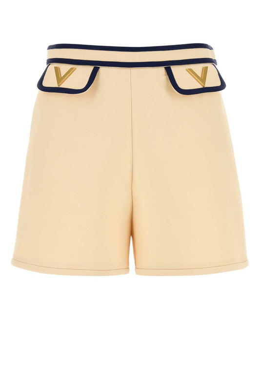 Valentino ヴァレンティーノガラヴァニクリームクレープショーツ - Image 1