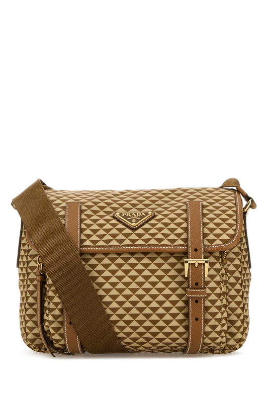 Prada プラダプリントReナイロンクロスボディバッグ - Image 1