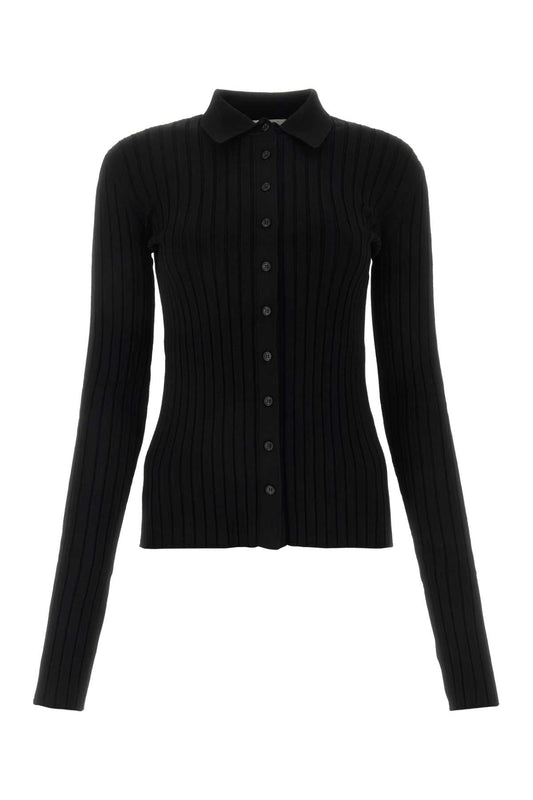 Nensi Nensi Dojaka Black Viscose Blend Cardigan - Image 1