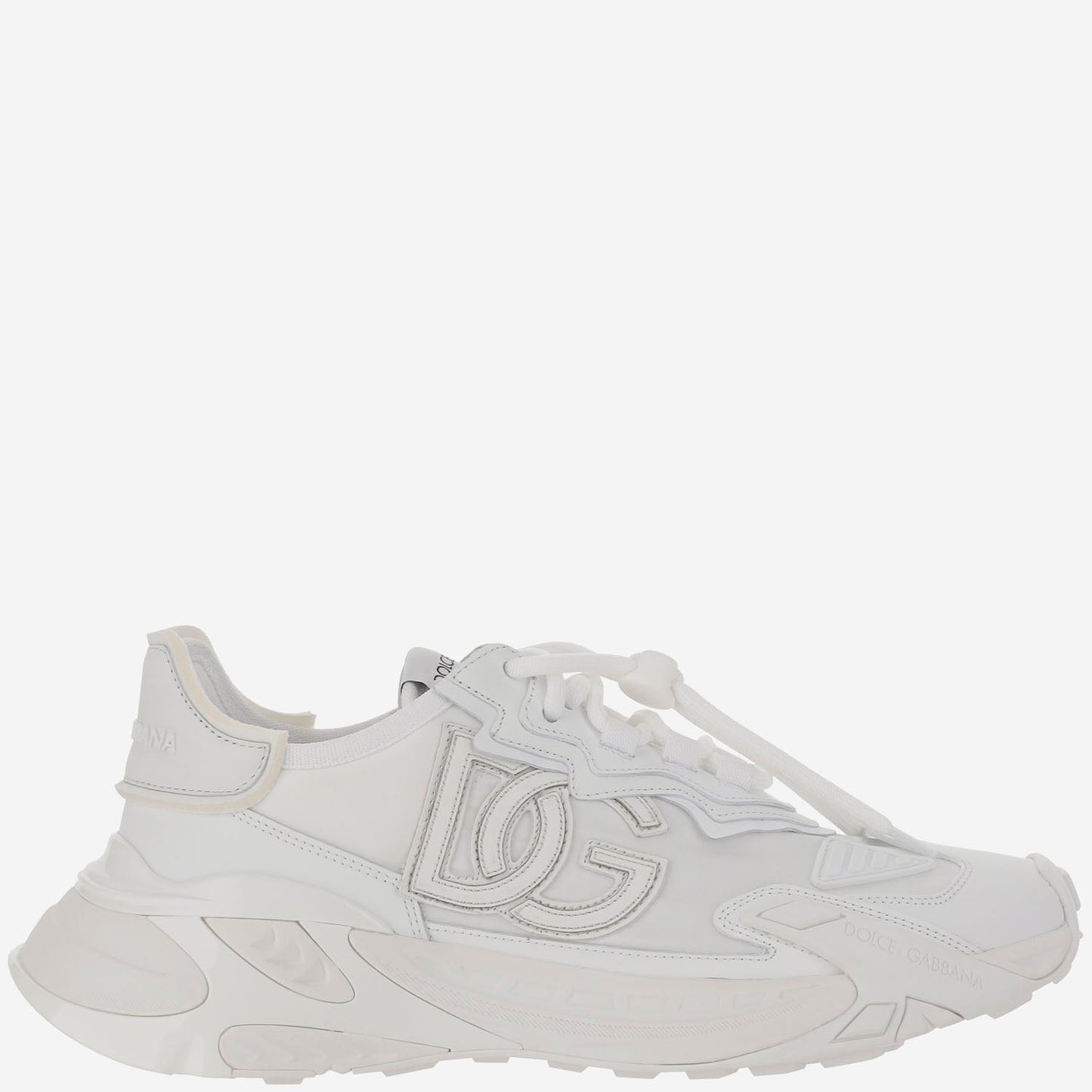 Dolce Dolce＆Gabbanaは、刺繍されたロゴを備えた分厚いスニーカーです - Image 1