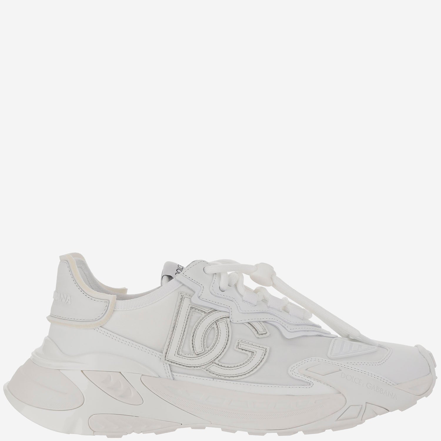 Dolce Dolce＆Gabbanaは、刺繍されたロゴを備えた分厚いスニーカーです - Image 1