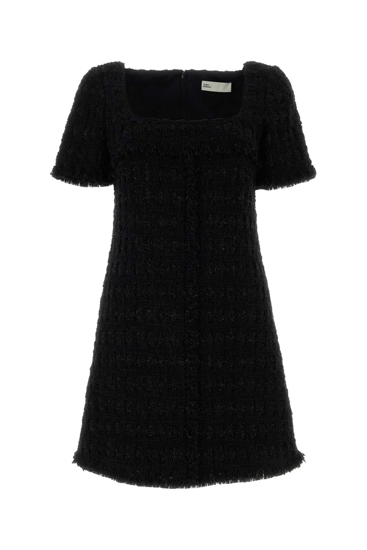 Tory Tory Burch Black Tweed Mini Dress - Image 1