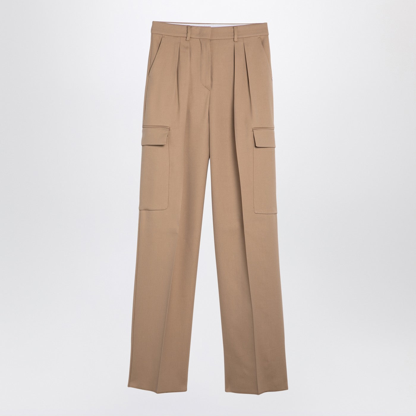 Sportmax SportMax Caramel色の貨物ズボン - Image 1