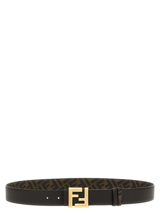 Fendi Fendi 'Squared FF' Reversible Belt - Image 1
