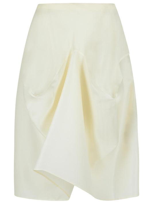 Khaite Khaite 'Sawyer'白いシルクスカート - Image 1