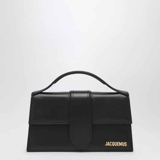 Jacquemus Jacquemus Le Grand Bambino Bag In Black Leather - Image 1
