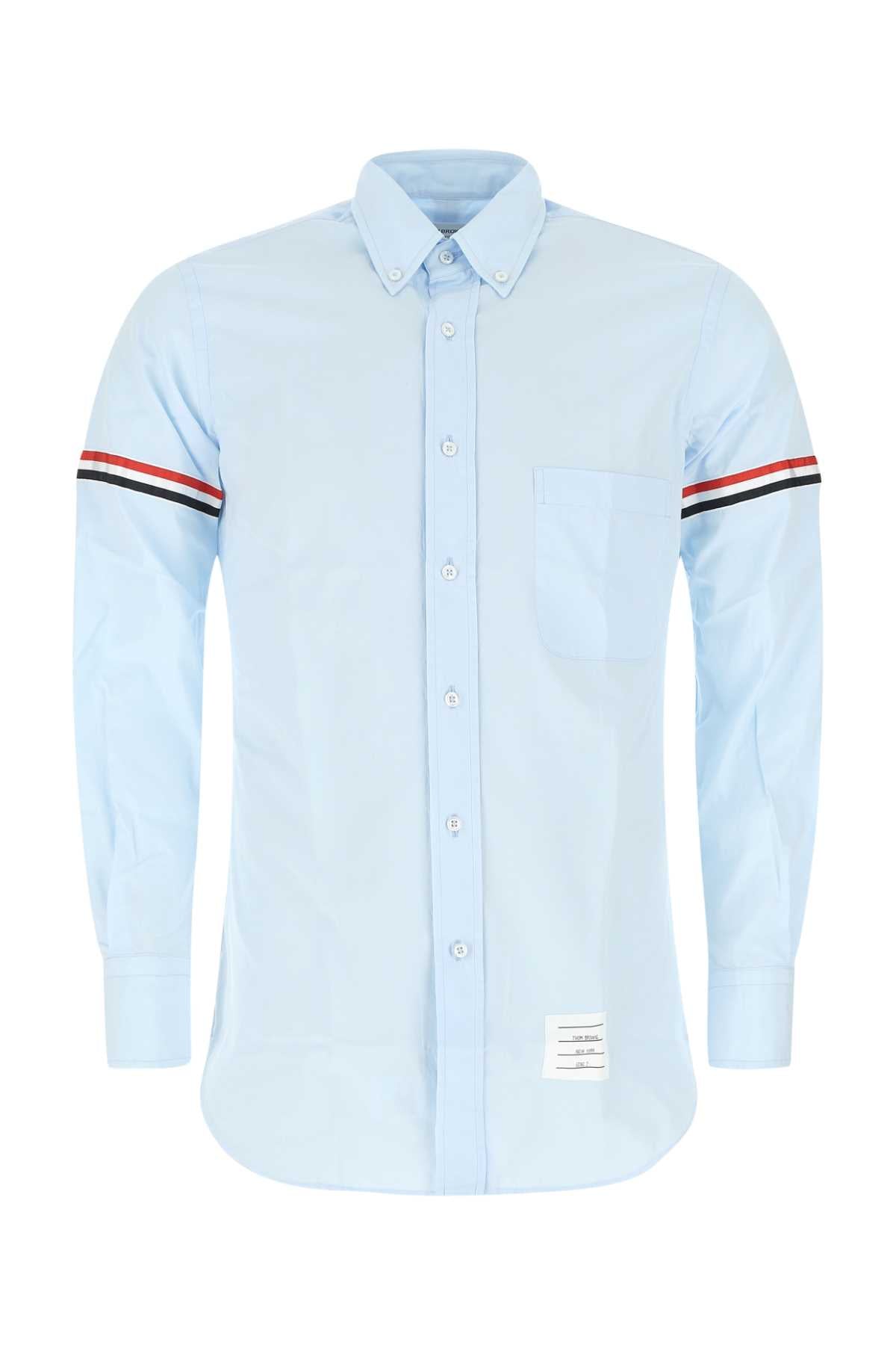 Thom Thom Browne Powder Blue Cotton Shirt - Image 1