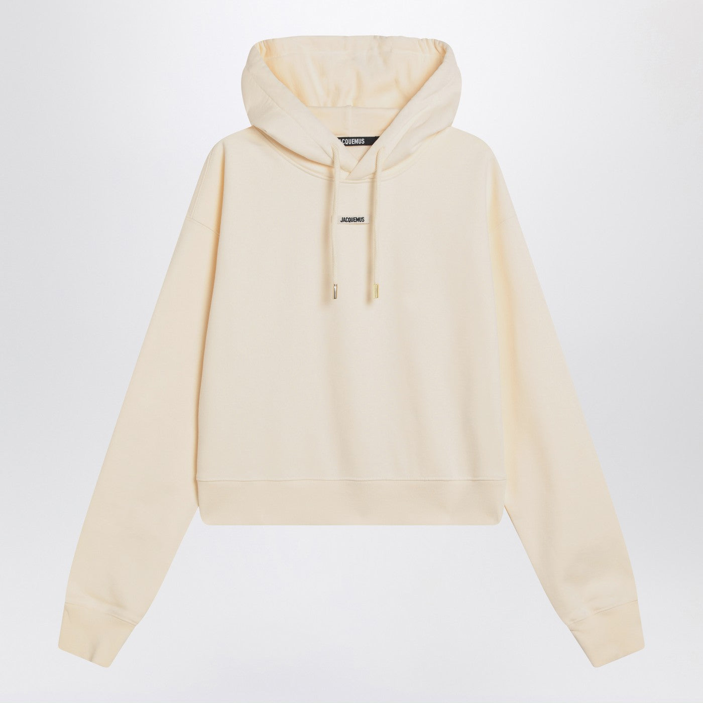 Jacquemus Jacquemus Light Beige Gros Grain Hooded Sweatshirt - Image 1