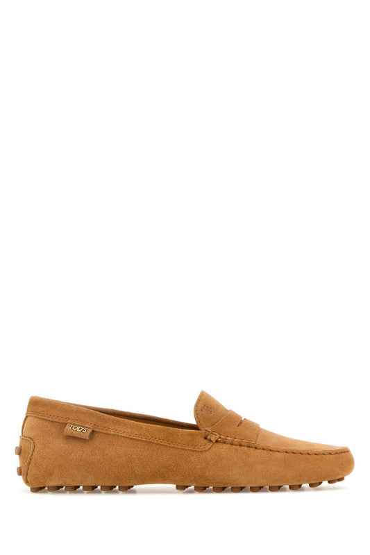 Tods トッド 'S ピーチスエードローファー - Image 1
