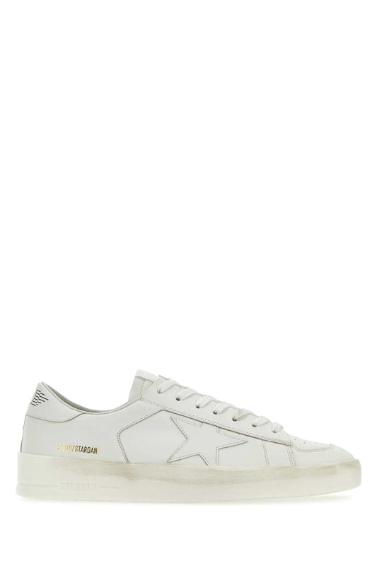 Golden Golden Goose Deluxe Brand White Leather Stardanスニーカー - Image 1