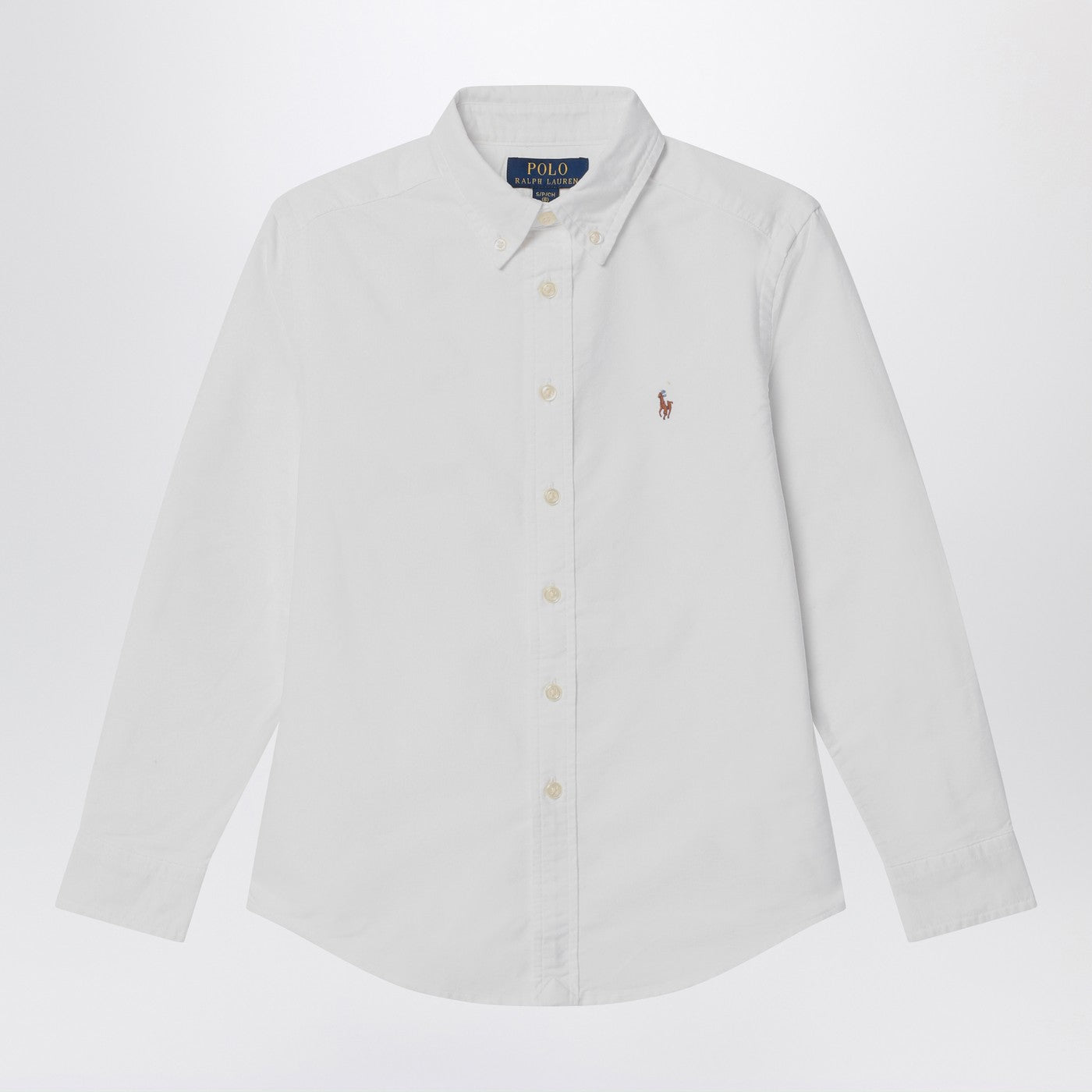 Polo ポロ ラルフローレン ホワイト コットン ボタンダウン シャツ - Image 1