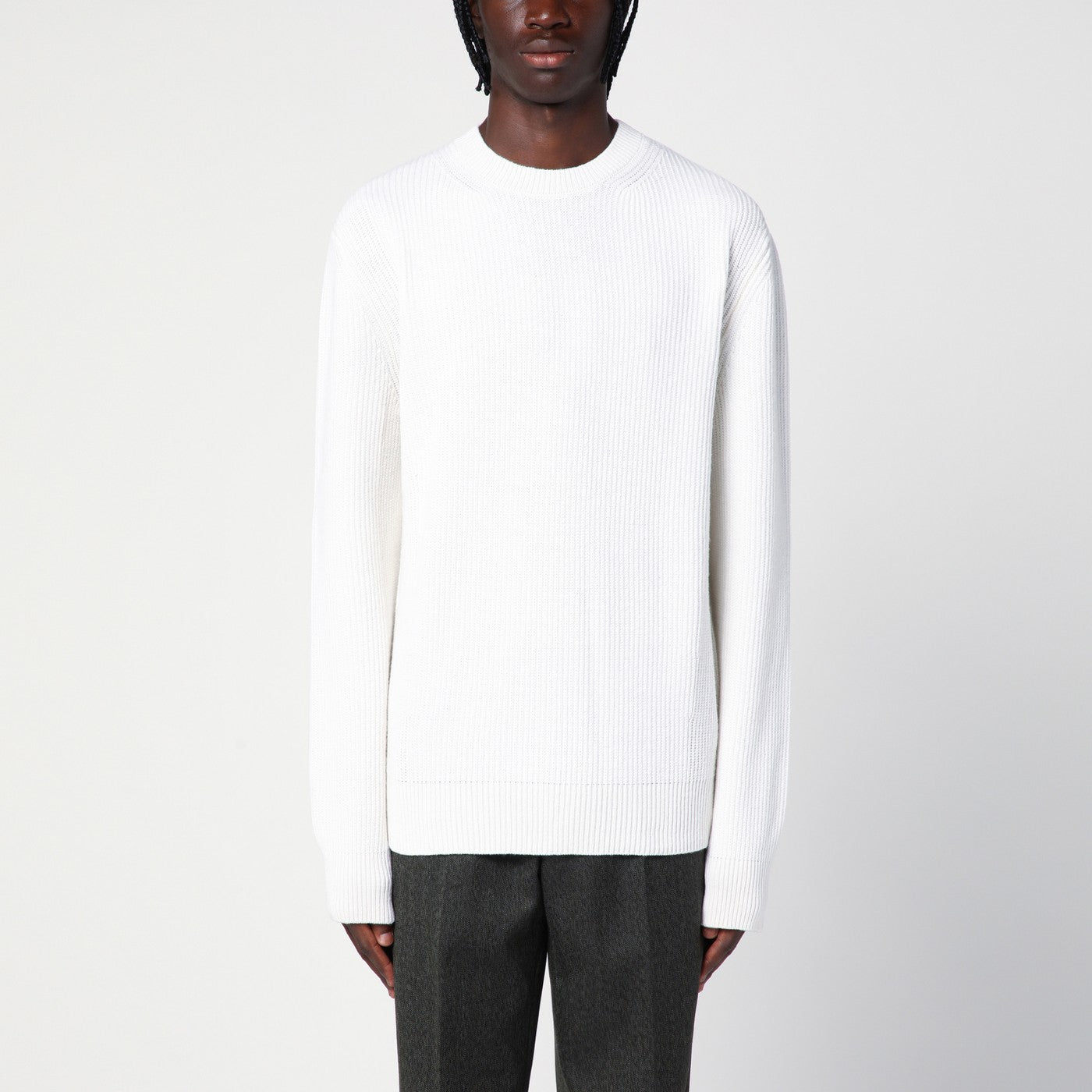 Zegna Zegna Oasi Beige Cashmere Jumper - Image 1