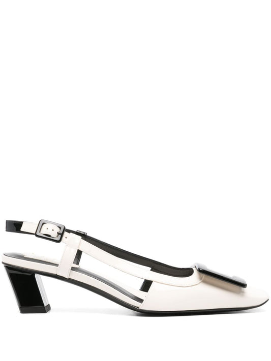 Roger Roger Vivier Belle Vivier Leather Slingbackポンプ - Image 1