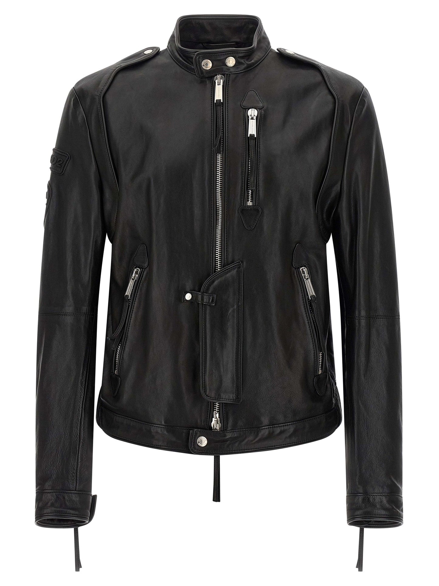 Dsquared2 Dsquared2 Dsquared2 X Ducati Capsule革のジャケット - Image 1