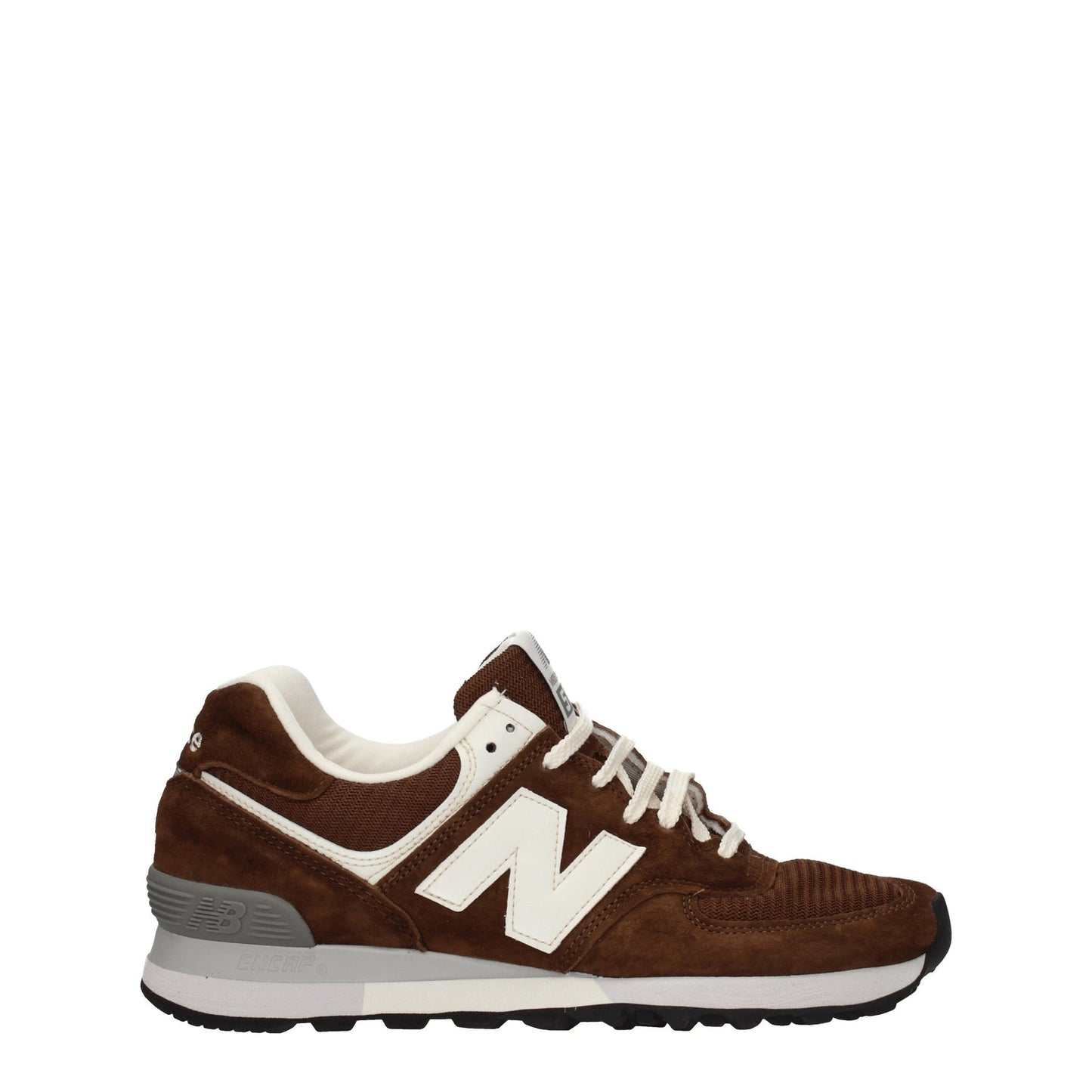 Designer Brand ニューバランススニーカー576メンズファブリックブラウン/ホワイト - Image 1