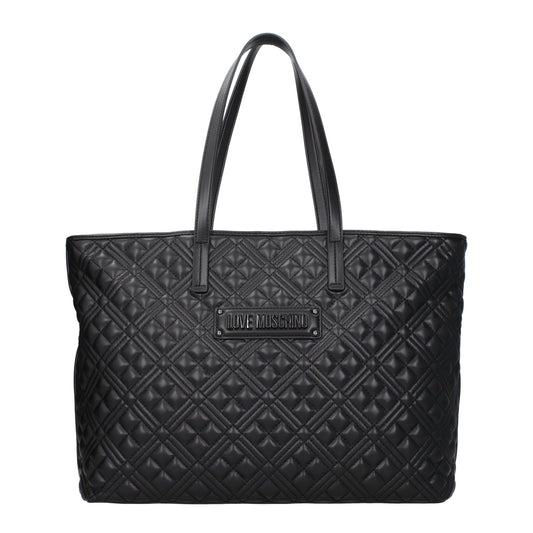 Moschino モスキーノのショルダーバッグが大好きな女性ポリウレタンブラック - Image 1