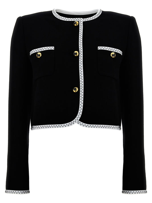 Moschino モスキーノクレープショートジャケット - Image 1