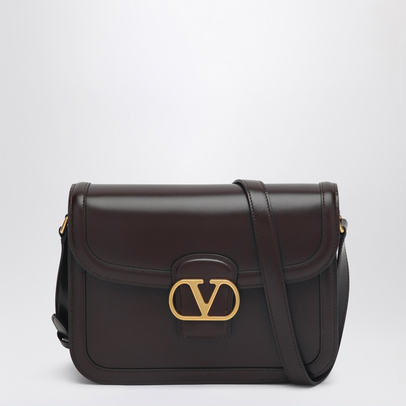 Valentino ヴァレンティーノガラヴァニ9 TO5ブラウンレザーバッグ - Image 1