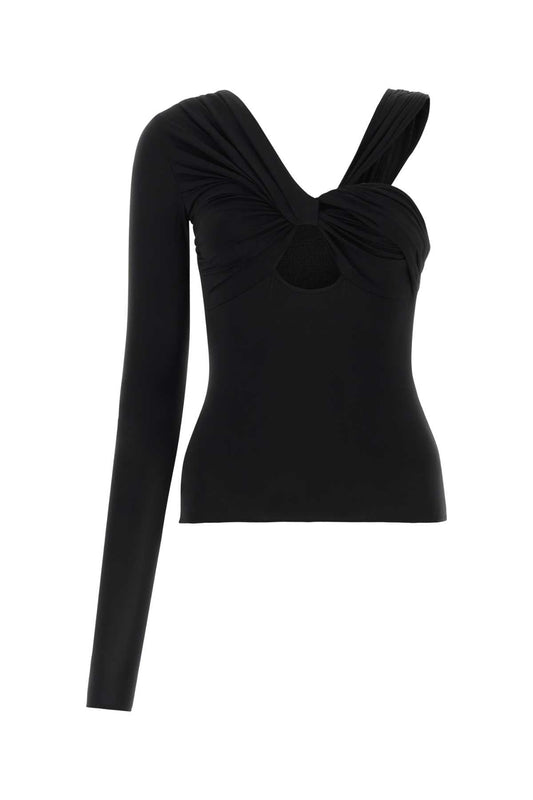 Nensi Nensi Dojaka Blackストレッチビスコーストップ - Image 1