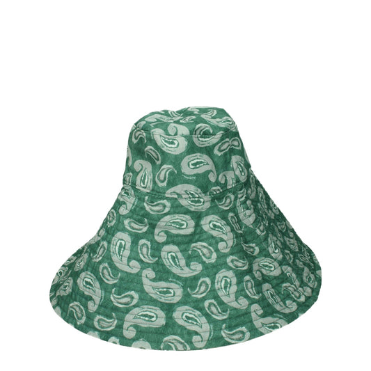 Jacquemus Jacquemus Cappelli Donna Cotone Verde - Image 1