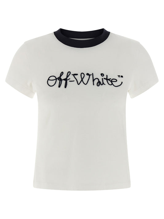 Off オフホワイト 'Embスクリプトロゴ' Tシャツ - Image 1