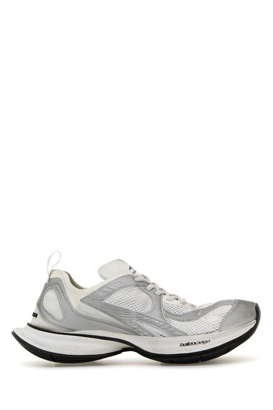 Balenciaga バレンシアガホワイトメッシュとゴム回路スニーカー - Image 1