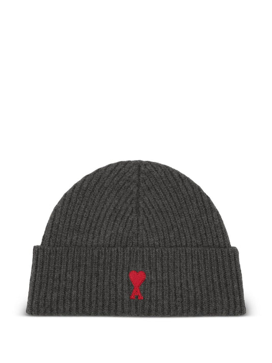Ami Ami Paris Ami De Coeur Wool Beanie - Image 1