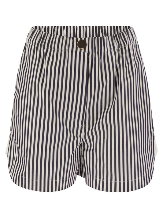 Sportmax SportMax Muscari Cotton Sports Shorts - Image 1
