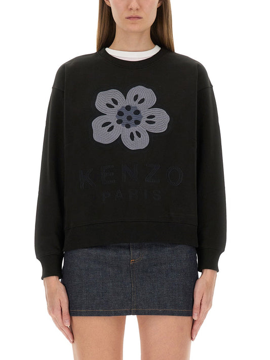 Kenzo 「Boke Flower」刺繍が付いたKenzo Sweatshirt - Image 1
